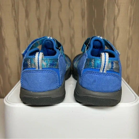Keen Newport H2 Toddler Boy 12 Closed Toe Blue Gray Camo Black Waterproof - Picture 7 of 14